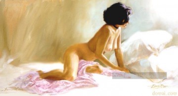nd027eD Nu féminin impressionniste Peinture à l'huile